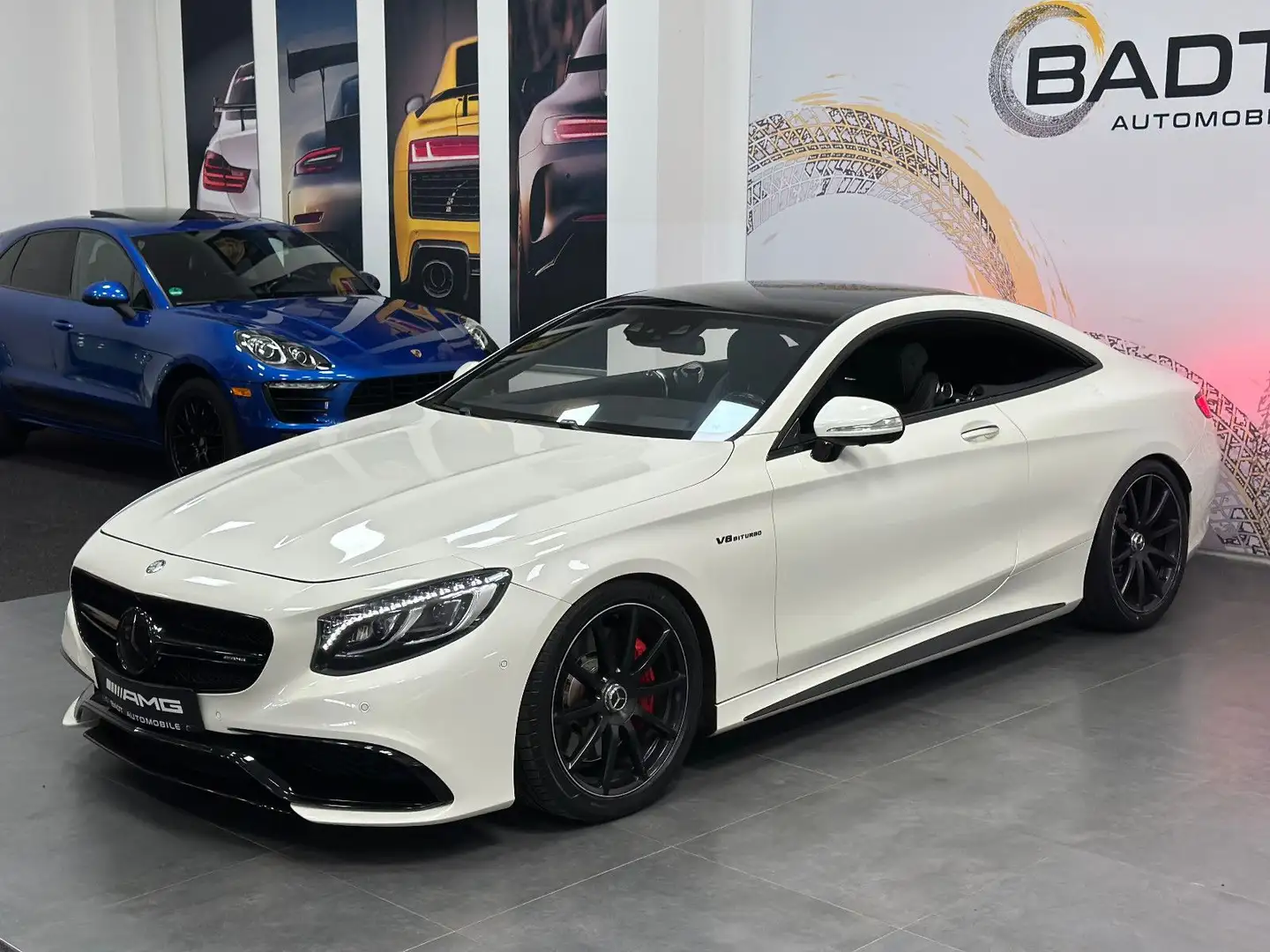 Mercedes-Benz S 63 AMG 4Matic Coupe VOLL*SWAROVSKI*NIGHT*PP* Blanc - 2