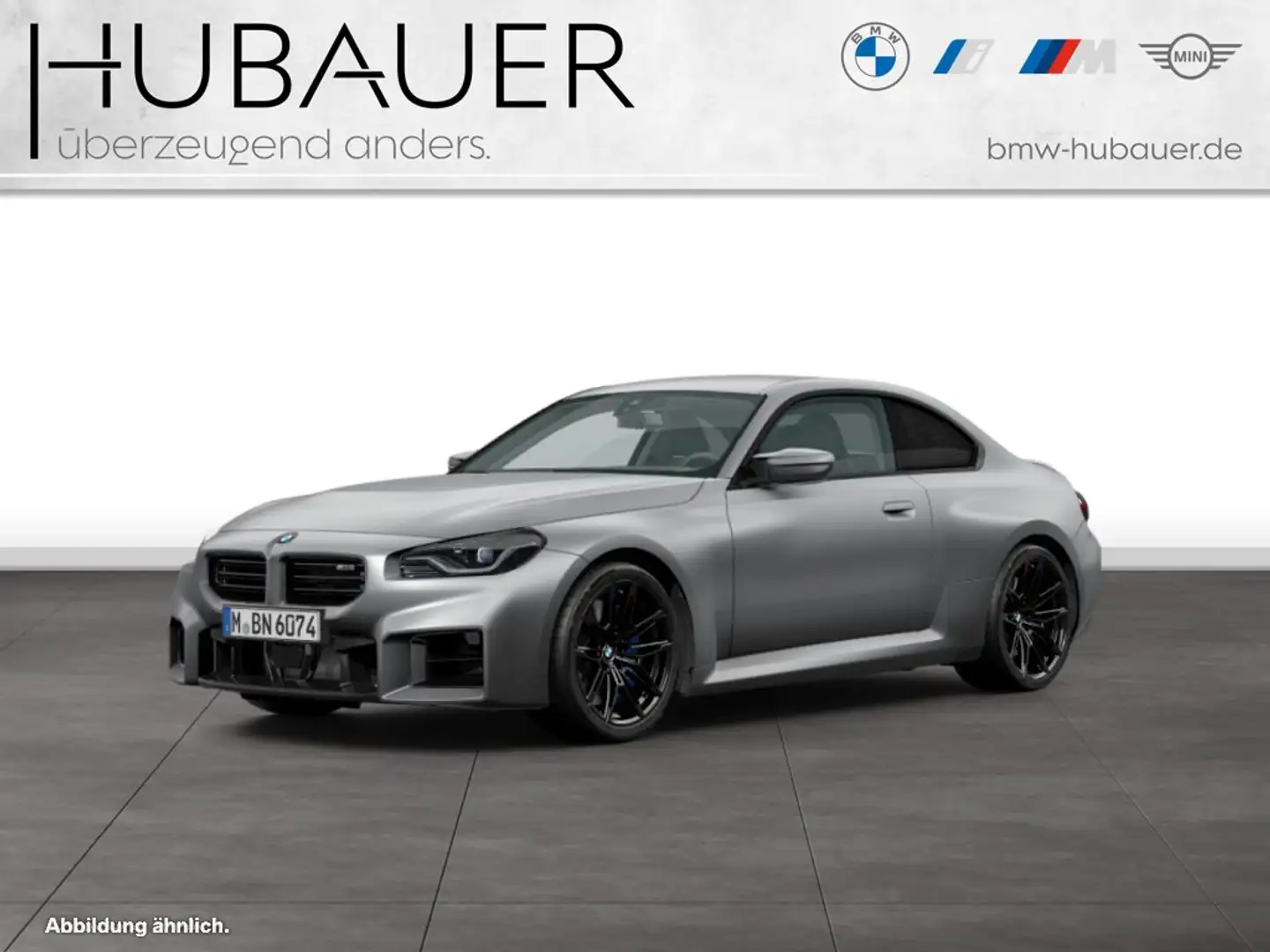 BMW M2 Coupé [Plus Package, HUD, ACC, RFK, h&k Sound] Grau - 1