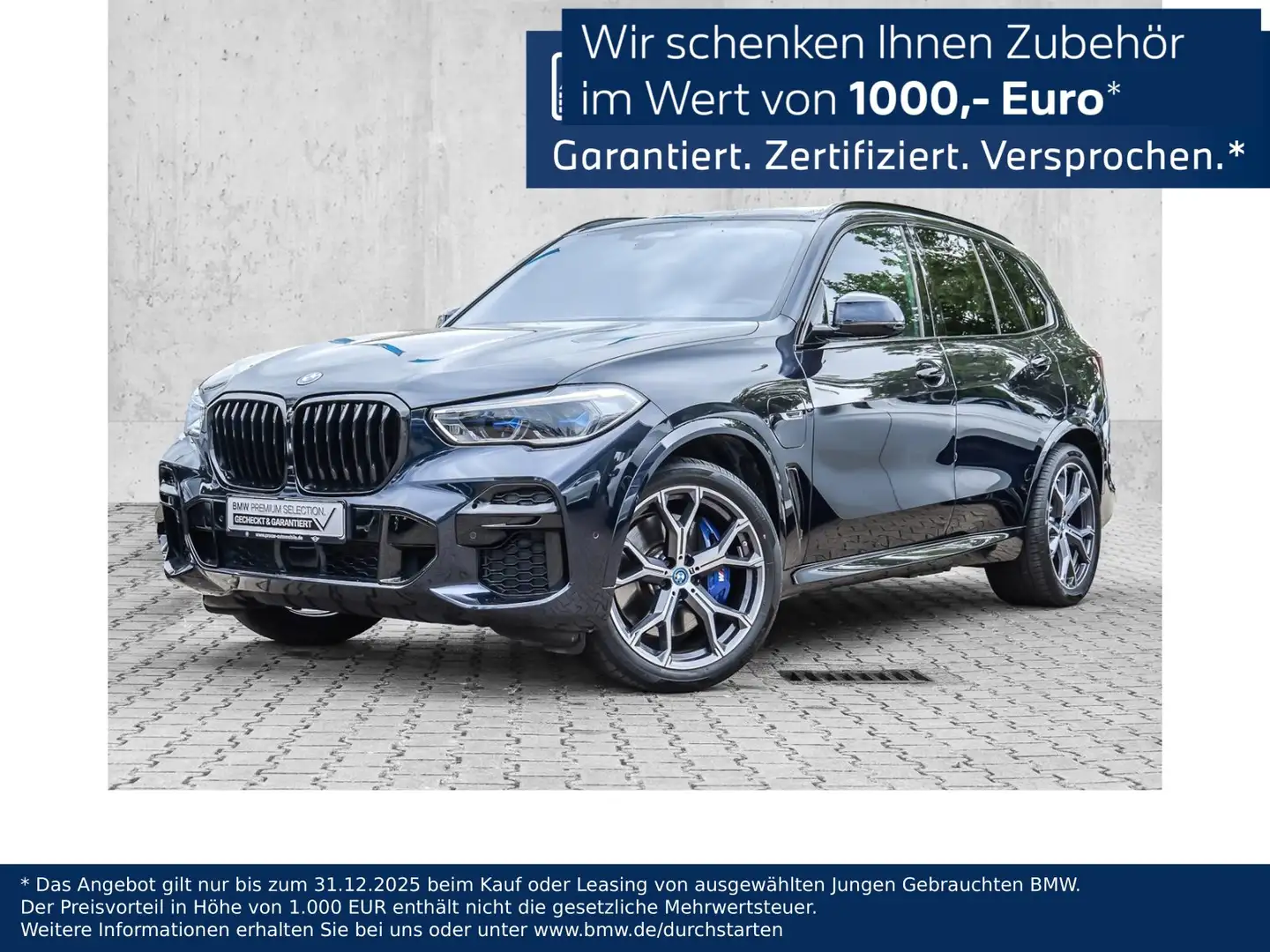 BMW X5 xDrive45e M Sport AHK Integral Pano SoftClose Schwarz - 1