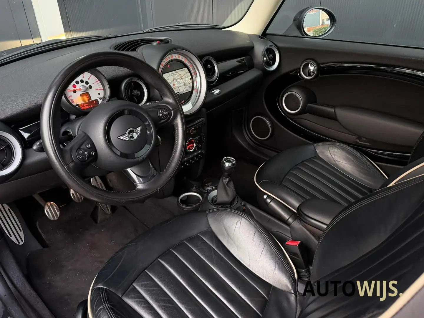 MINI Cooper S Clubman Mini 1.6 Chili|NL AUTO|LEDER|PANO|NAVI|184PK|XENON Negro - 2
