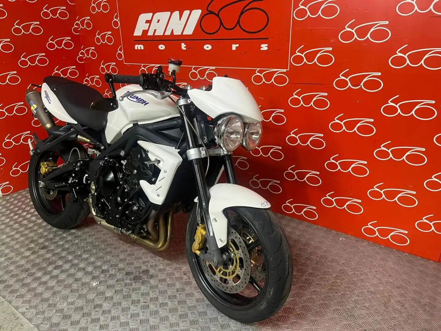 Triumph Street Triple 675 . Bianco - 2