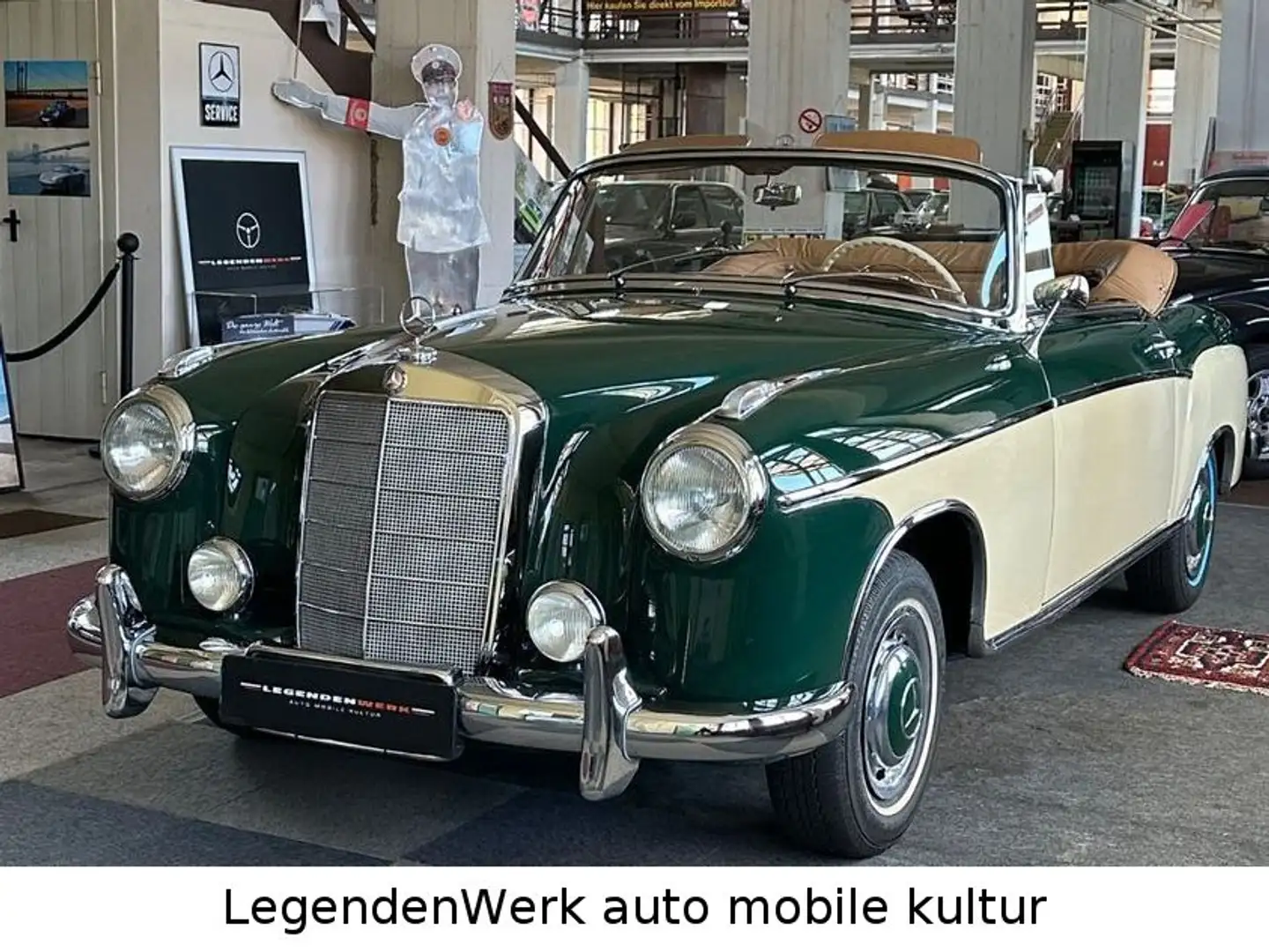 Mercedes-Benz 220 S 180 PONTON CABRIOLET Classic A. Note 1- Зелений - 2