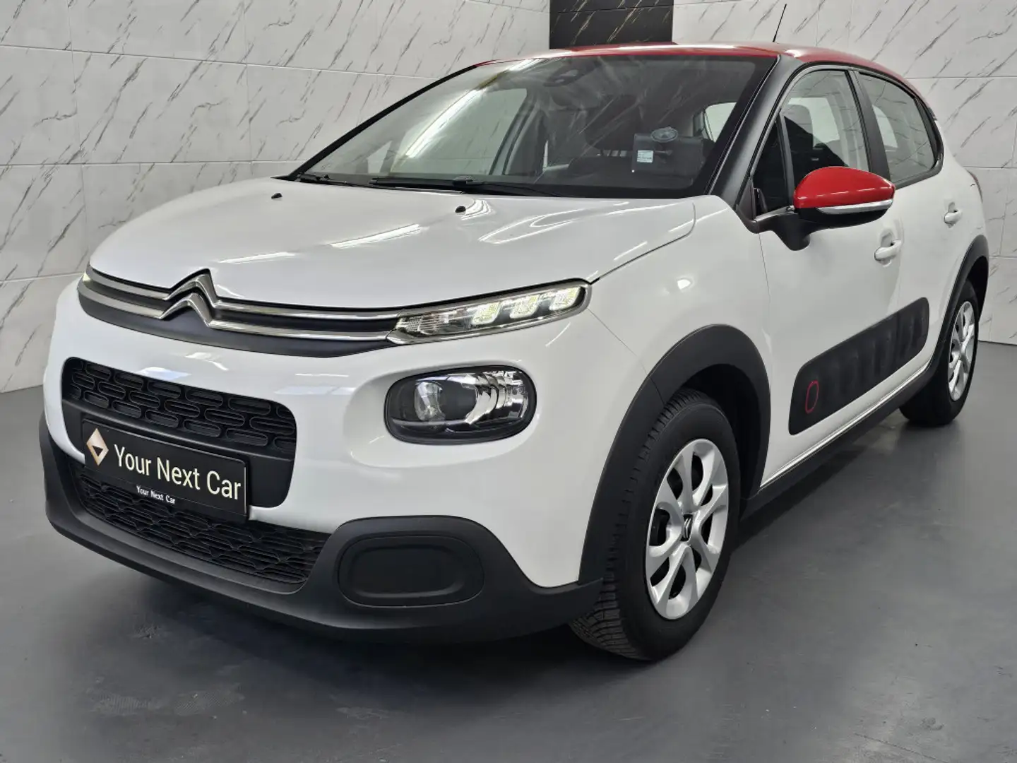 Citroen C3 Feel LED+Navi+Klima+Temp+isofix+PDC+USB+LM+BT Wit - 1