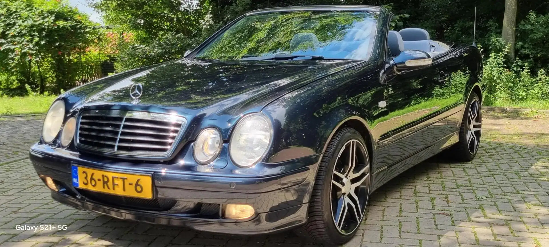 Mercedes-Benz CLK 320 Cabrio Avantgarde💢€6960,-💢118486 km -geen roest - Zwart - 2