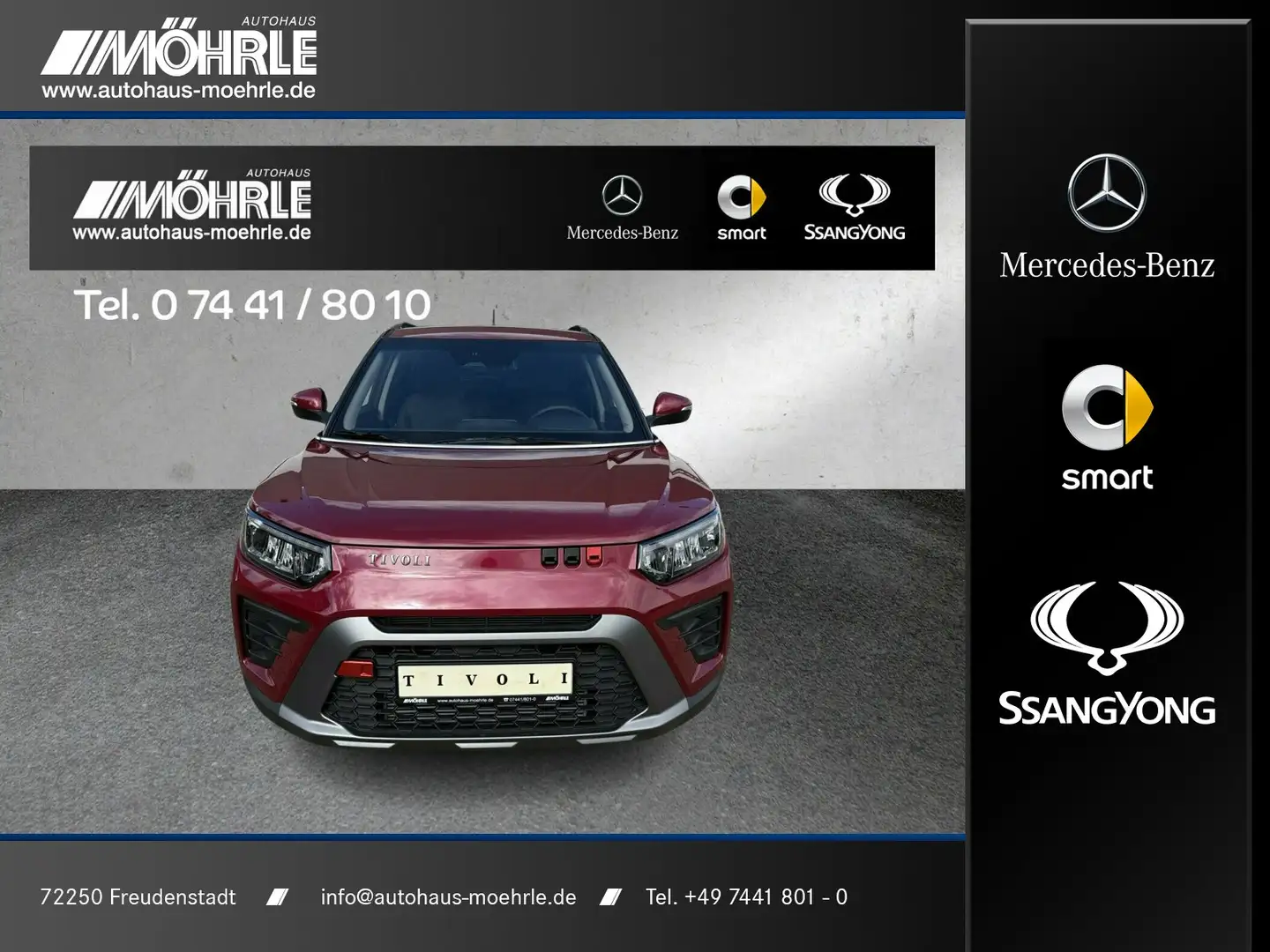 KGM Tivoli Tivoli 1.5 P Bliss LED Kamera Sitzheizung Navi Rot - 1