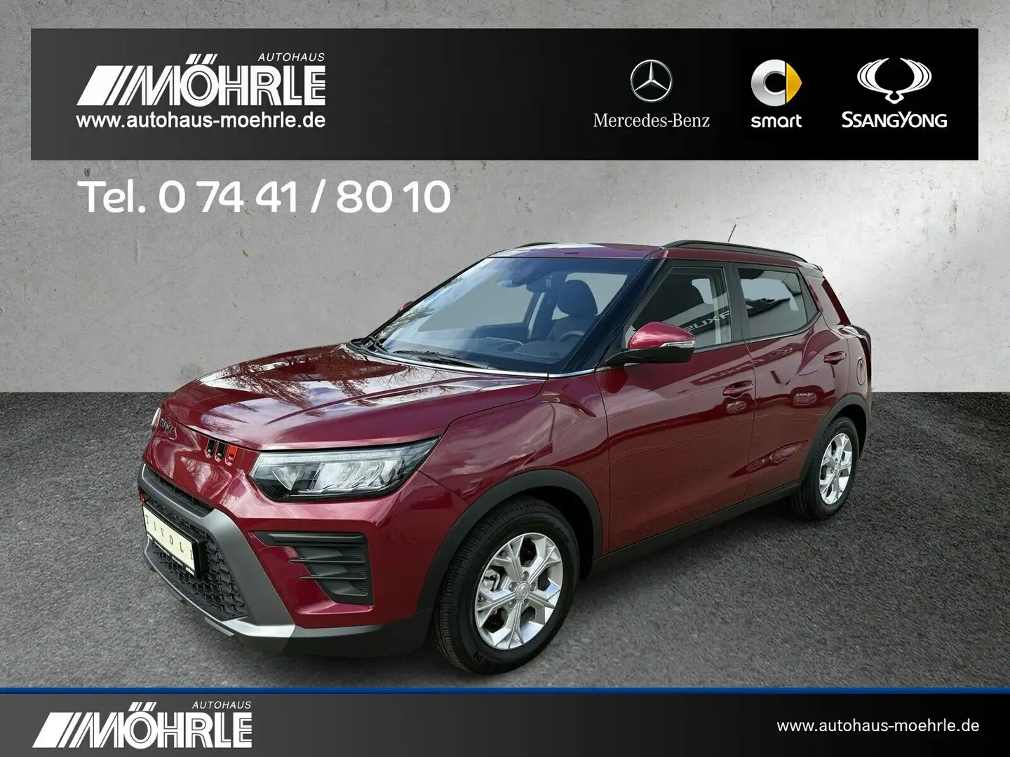 KGM Tivoli Tivoli 1.5 P Bliss LED Kamera Sitzheizung Navi Rot - 2