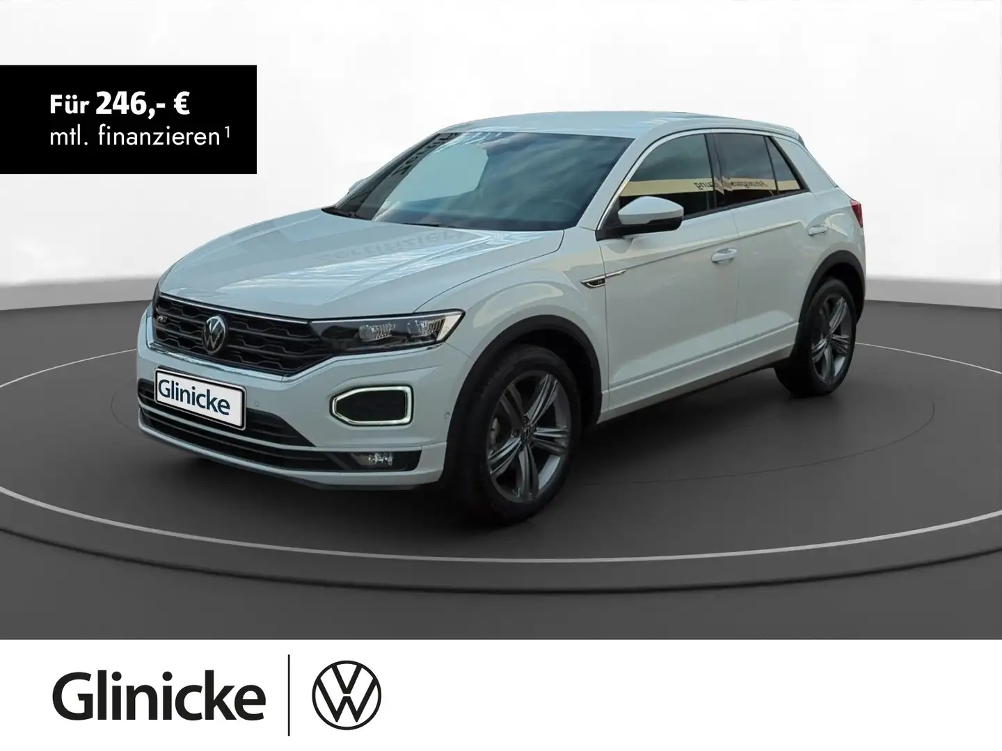 Volkswagen T-Roc 1.5 TSI R-line Sport AHK LED DSG Blanc - 1