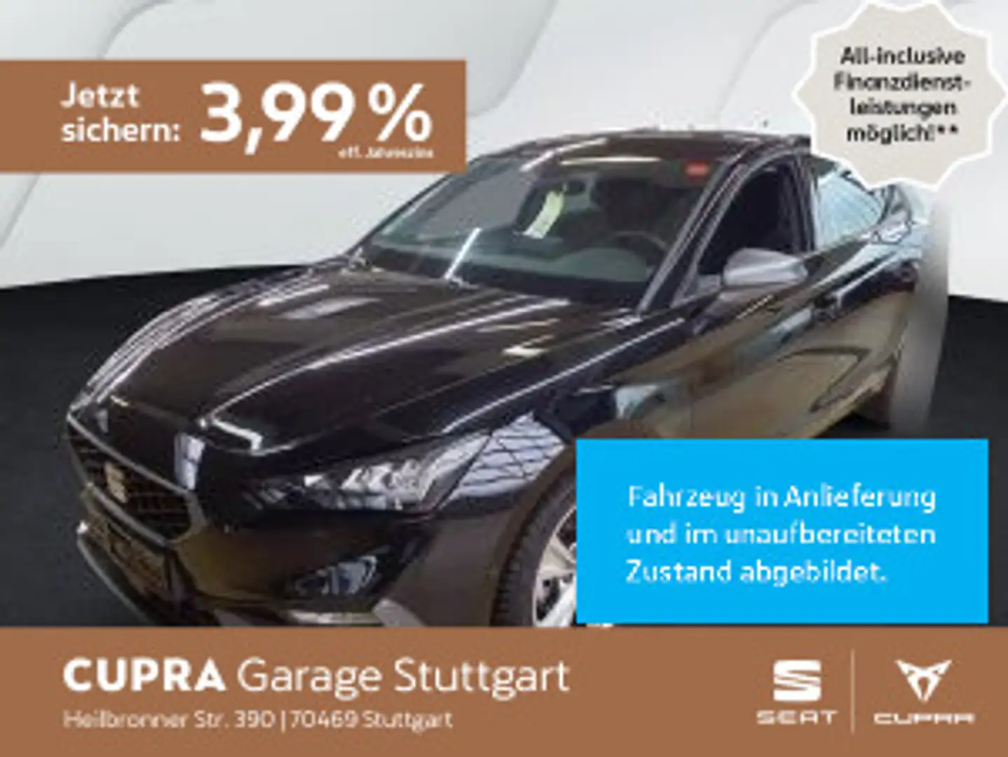 SEAT Leon 1.5 eTSI FR DSG 110 kW Schwarz - 1
