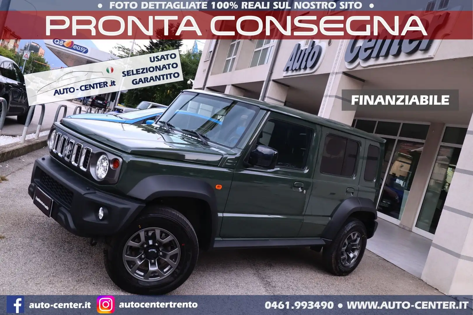Suzuki Jimny 1.5 AT Allgrip 5PORTE 4POSTI *GANCIO TRAINO Verde - 1