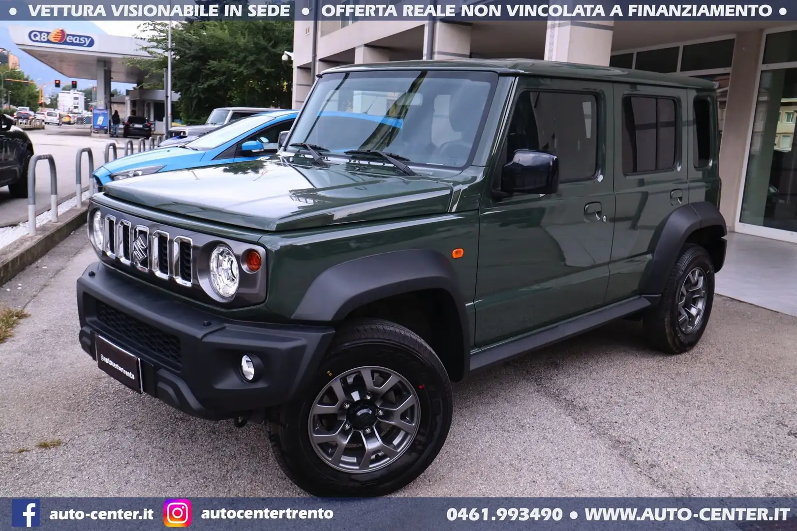 Suzuki Jimny 1.5 AT Allgrip 5PORTE 4POSTI *GANCIO TRAINO Verde - 2