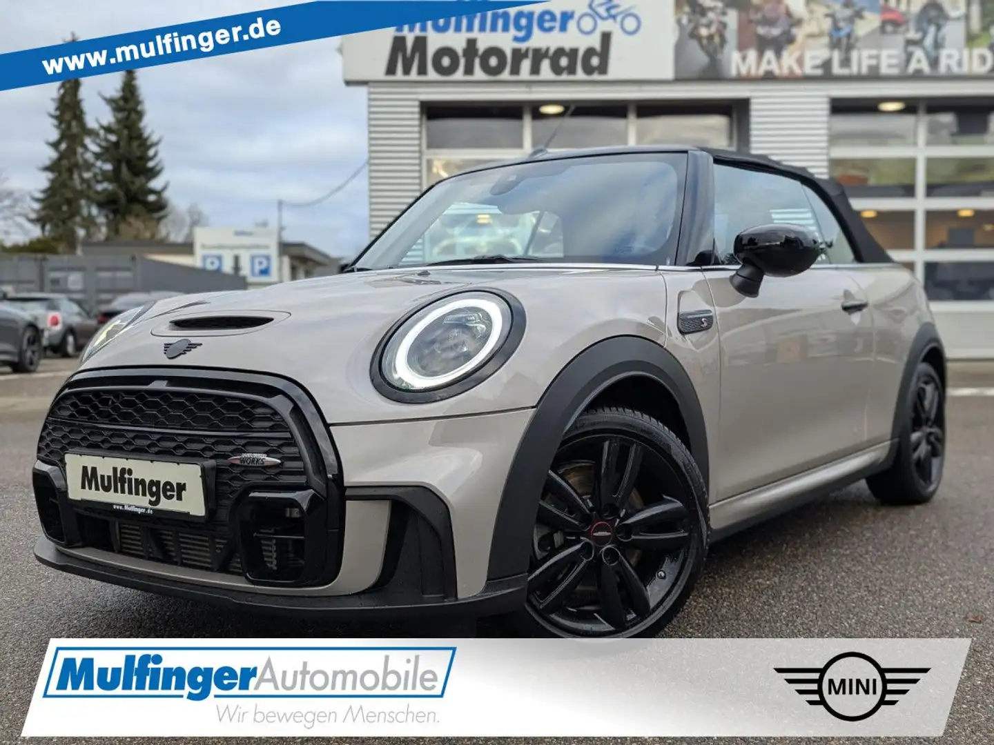 MINI Cooper S Cabrio JCW Trim KomfZ.LED Apple PDC 17" Grau - 1