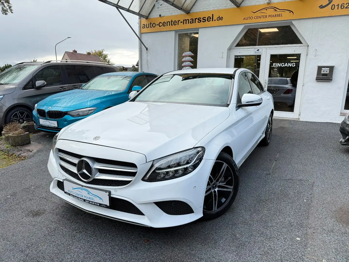 Mercedes-Benz C 180 Avantgarde NAVI/KAMERA/LED/TOTWINKEL/AMBIE Blanc - 1