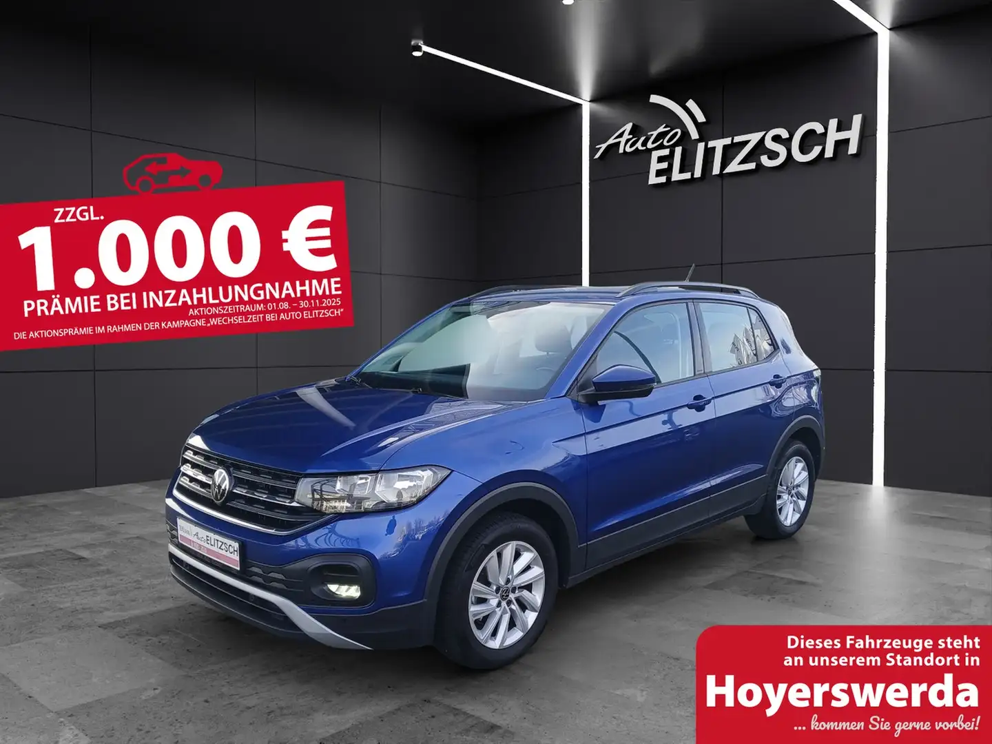 Volkswagen T-Cross TSI Life Klima PDC LM Blau - 1