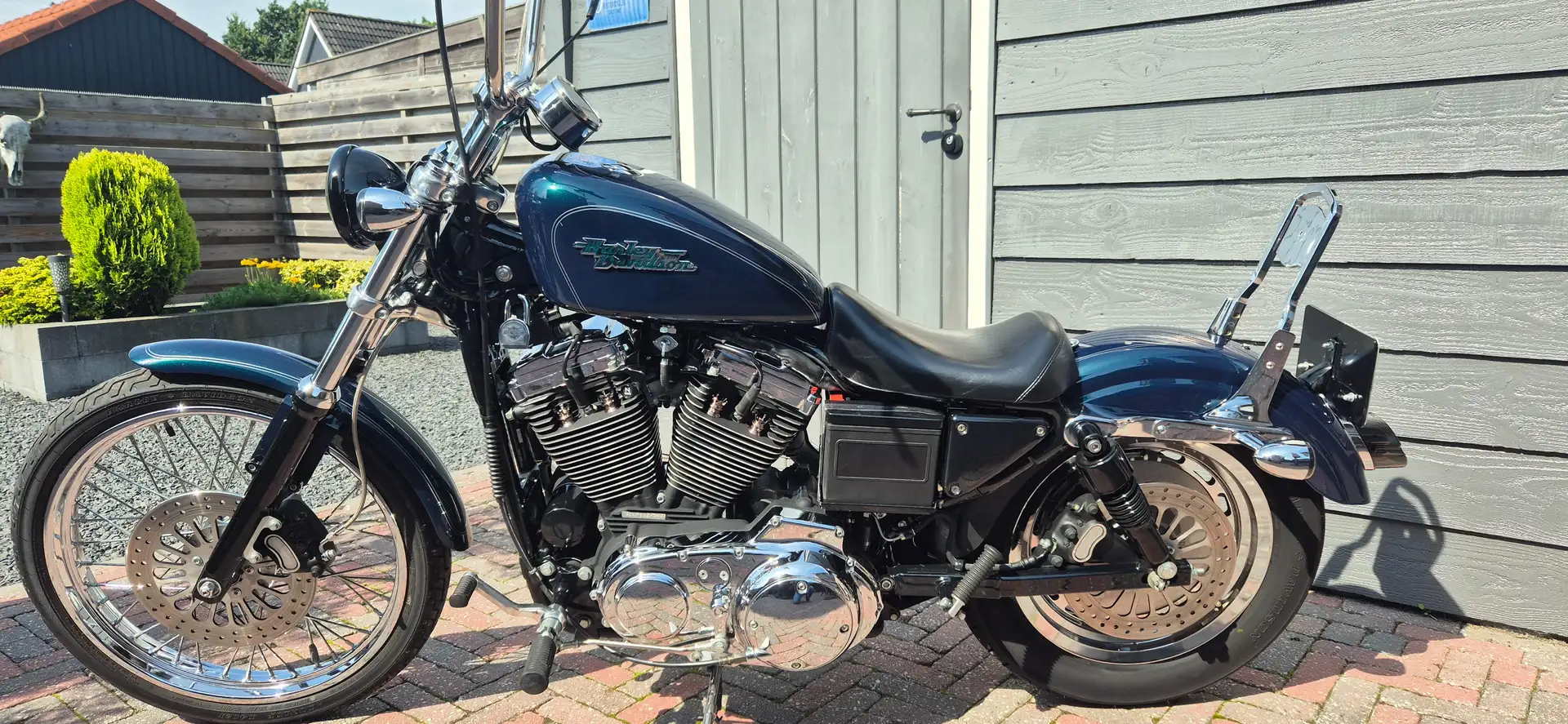 Harley-Davidson 1200 Custom Sportster Groen - 2