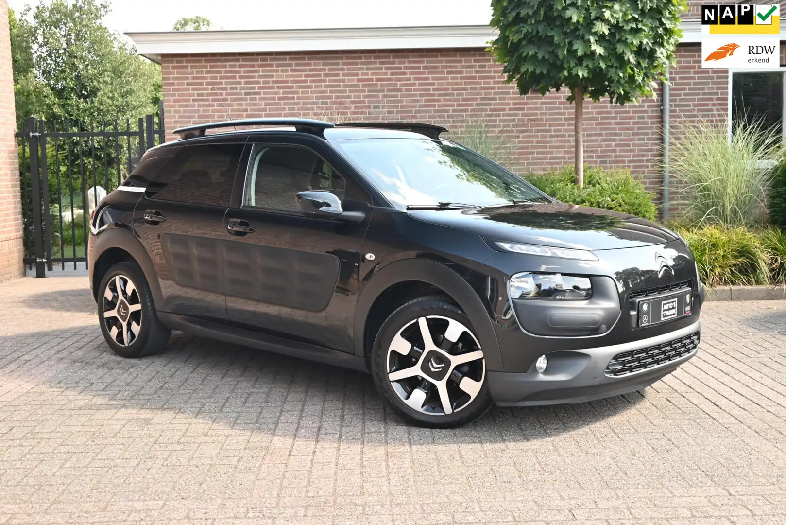 Citroen C4 Cactus 1.2 PureTech Shine 110 PK Half Leder Stoelverwarmi Zwart - 1