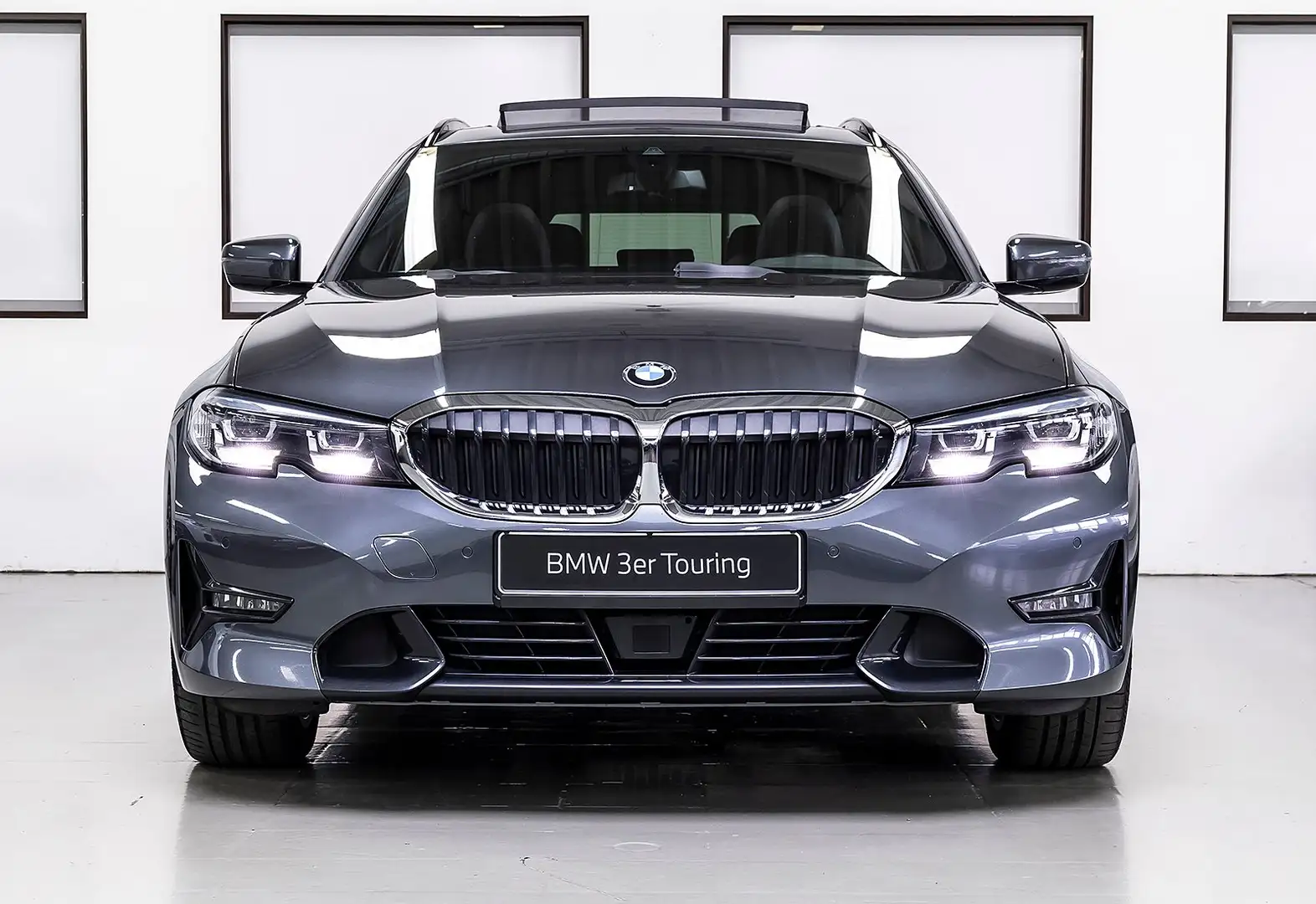 BMW 330 eT SPORT LED LCP AG+DA ACC PAN SH AHK DAB HiFi 18" Gris - 2