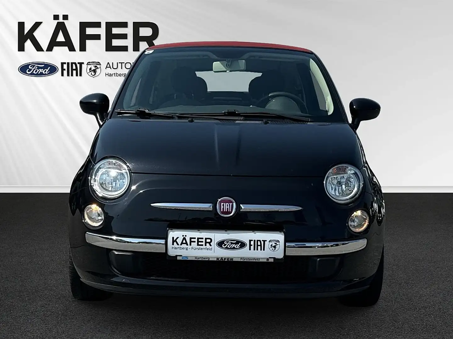 Fiat 500C 1,2 69 Lounge Zwart - 2