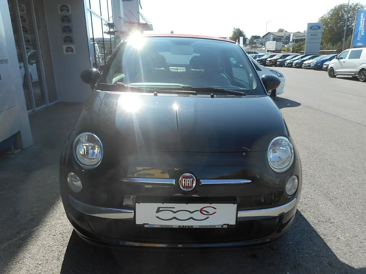 Fiat 500C 1,2 69 Lounge Schwarz - 2