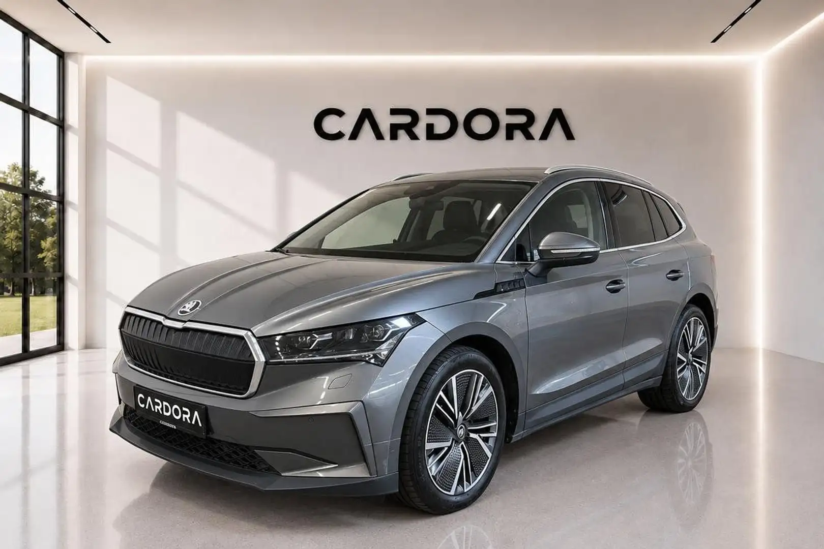 Skoda Enyaq iV 80 Loft Wärmepumpe*MATRIX*LEDER*RADAR*VIRTUAL Grau - 1