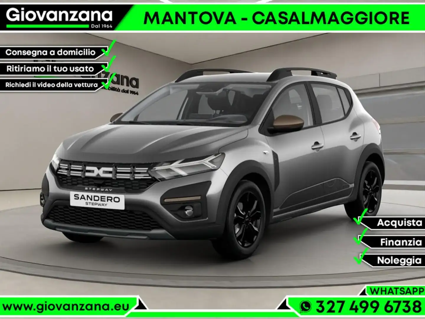 Dacia Sandero Stepway 1.0 tce Extreme Eco-g 100cv Grau - 1