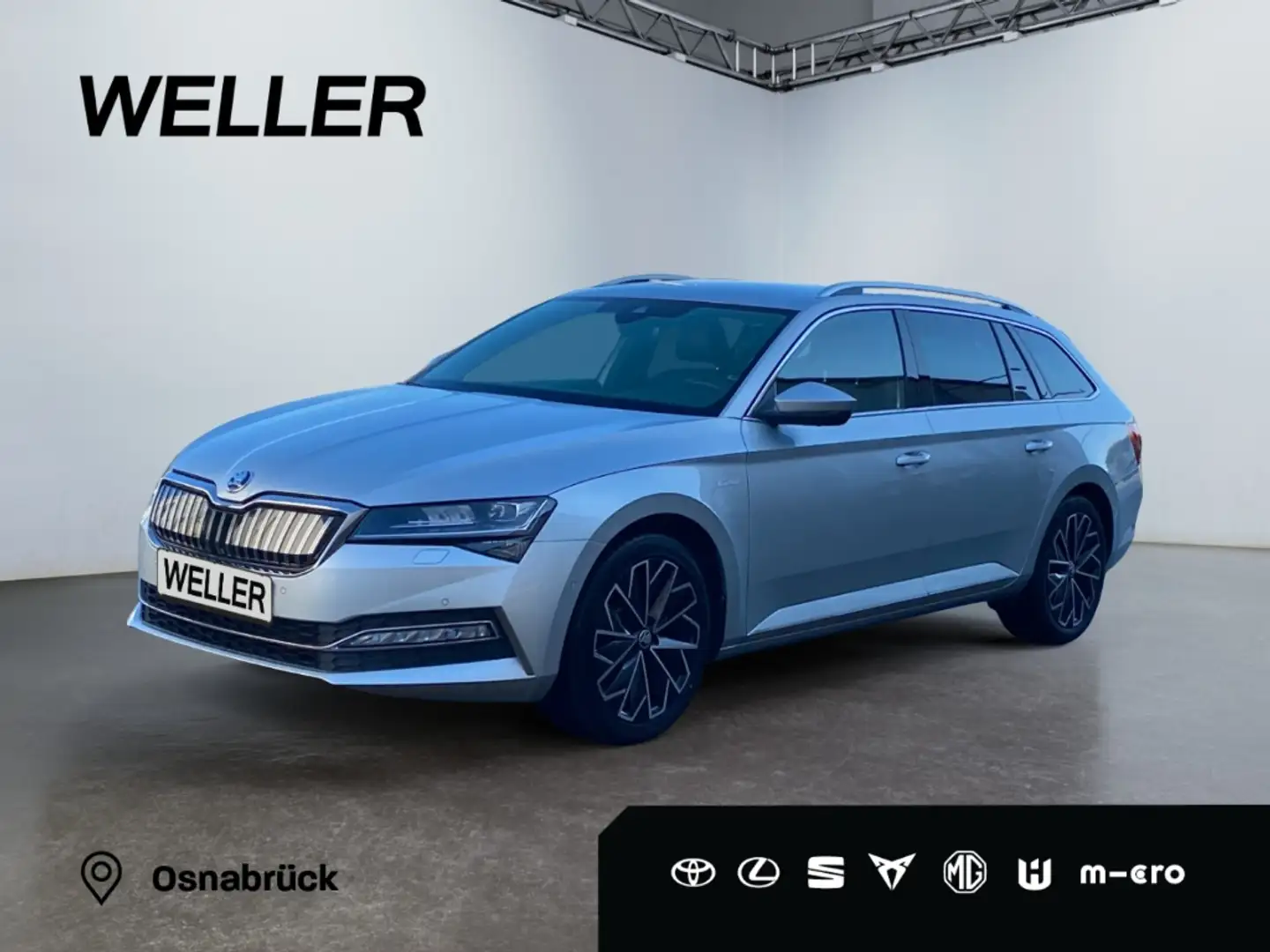 Skoda Superb Combi 1.4 TSI iV L&K *Standhz*360*Canton*ACC* Zilver - 1