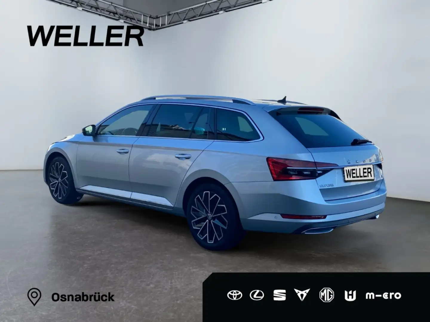 Skoda Superb Combi 1.4 TSI iV L&K *Standhz*360*Canton*ACC* Zilver - 2