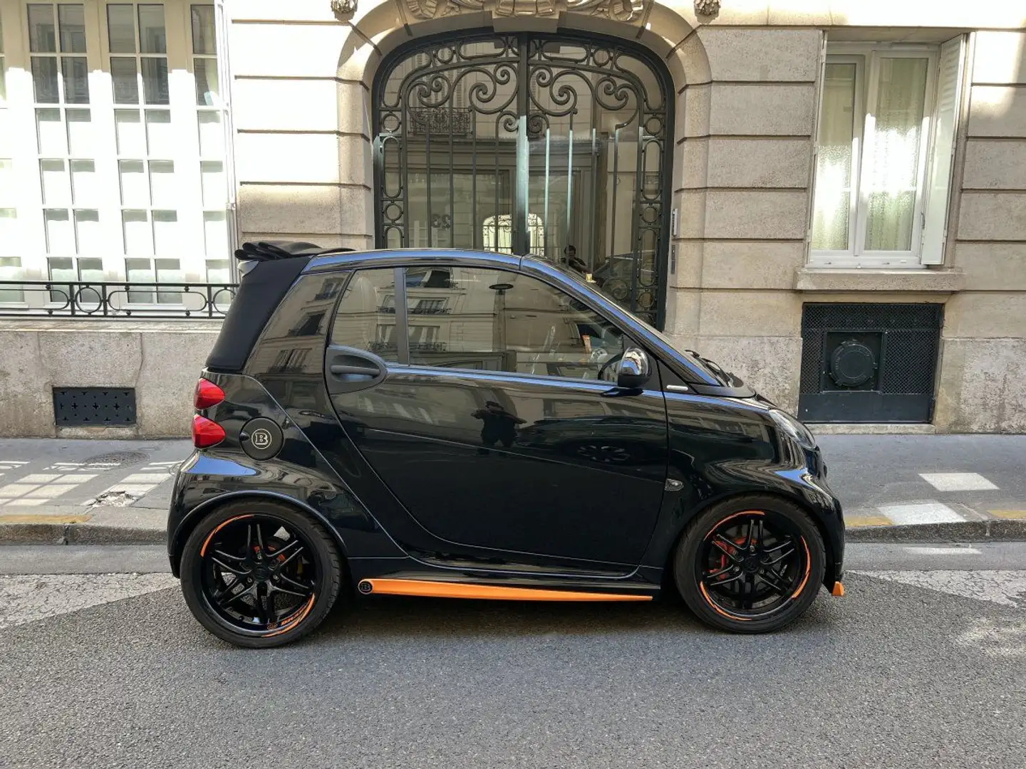 smart forTwo II (2) CABRIO BRABUS XCLUSIVE 75 KW SOFTOUCH Noir - 2