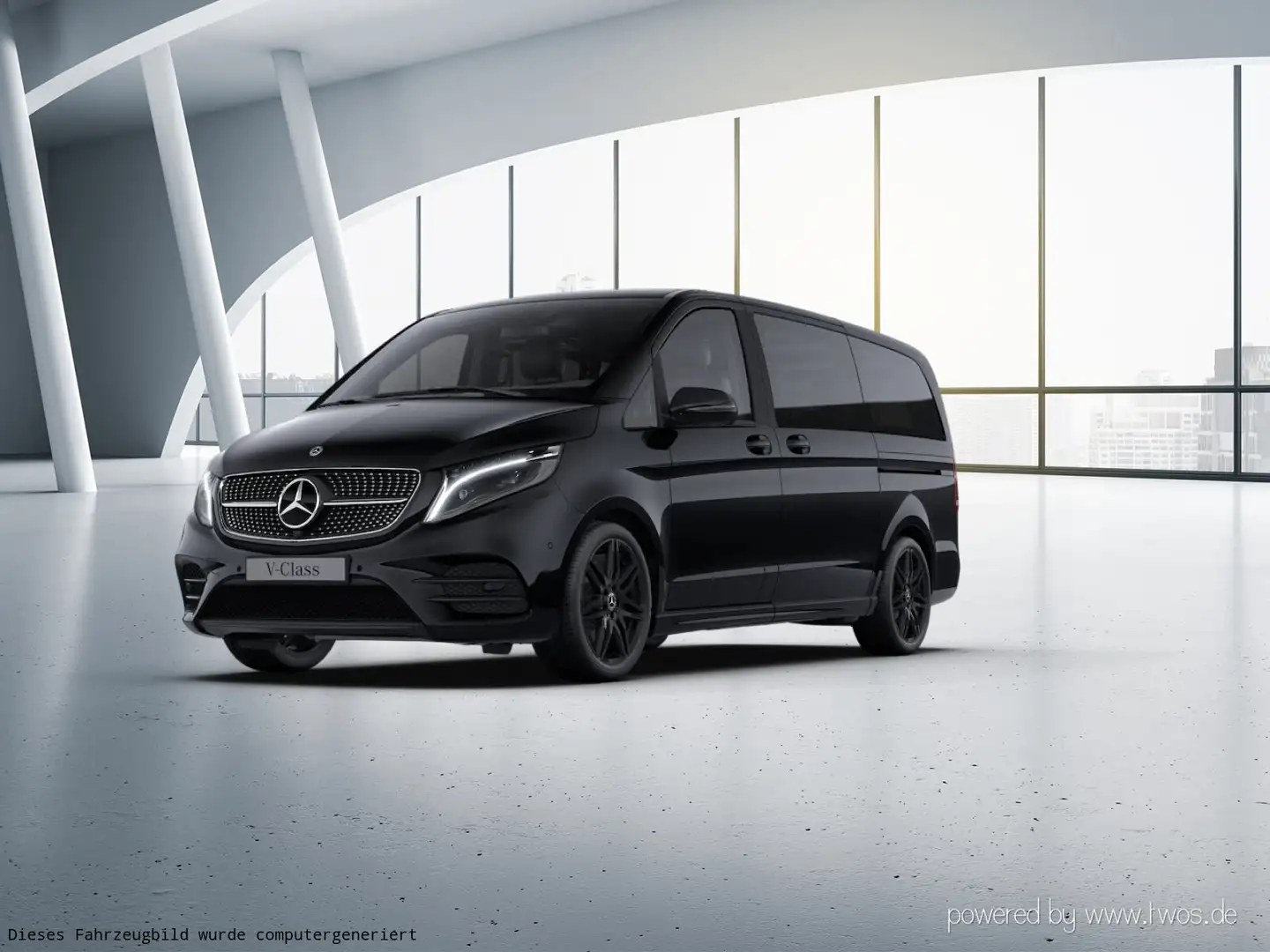Mercedes-Benz V 300 V 300 d 4MATIC EDITION Lang  AMG Line Navi/SHD/LED Schwarz - 2