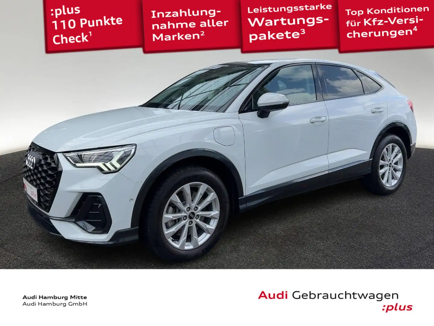 Audi Q3 45 TFSI e S tronic Pano LED Kamera Weiß - 1