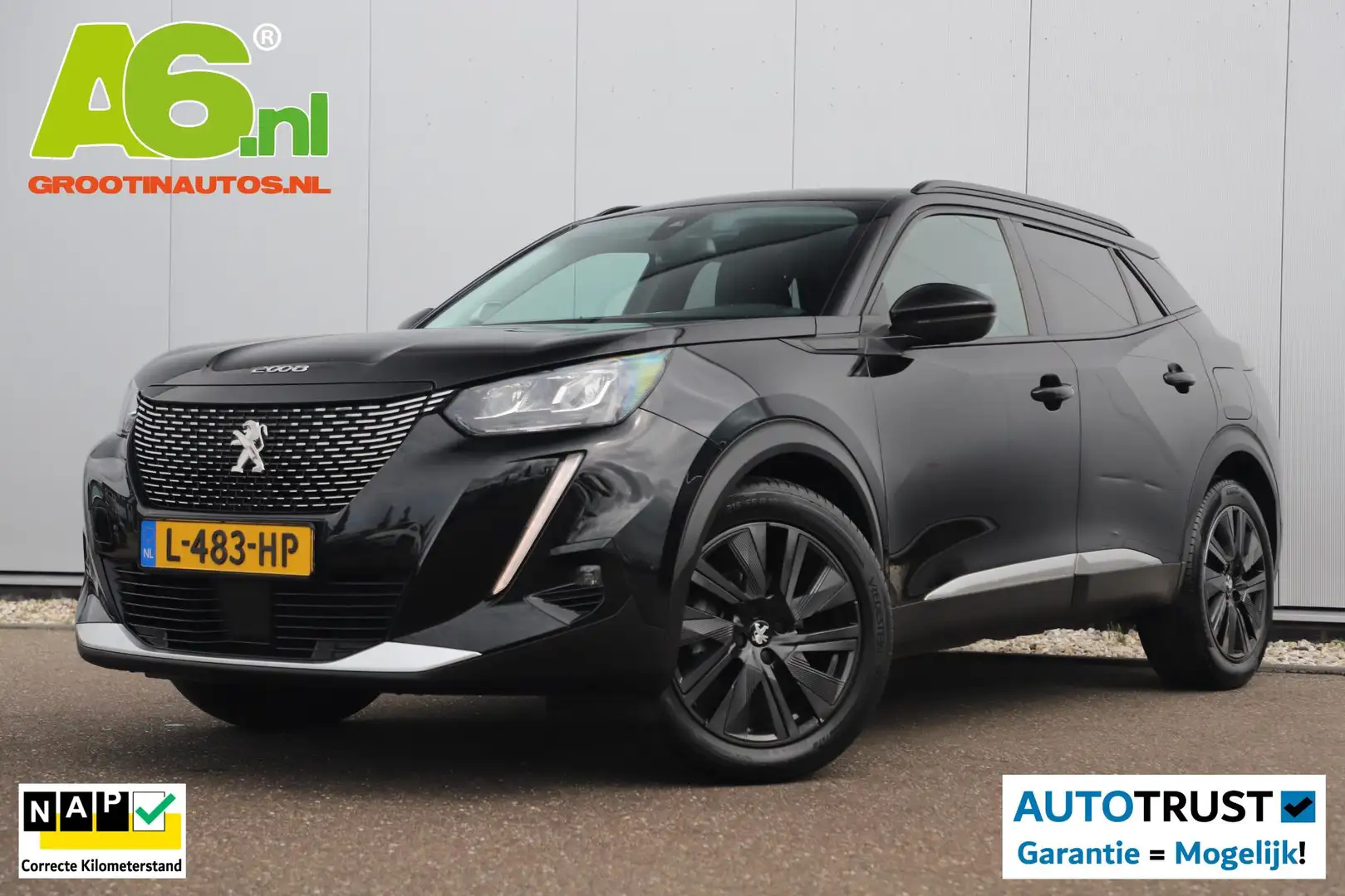 Peugeot 2008 1.5 BlueHDi Blue Lease Allure 110PK Trekhaak Navig Zwart - 1