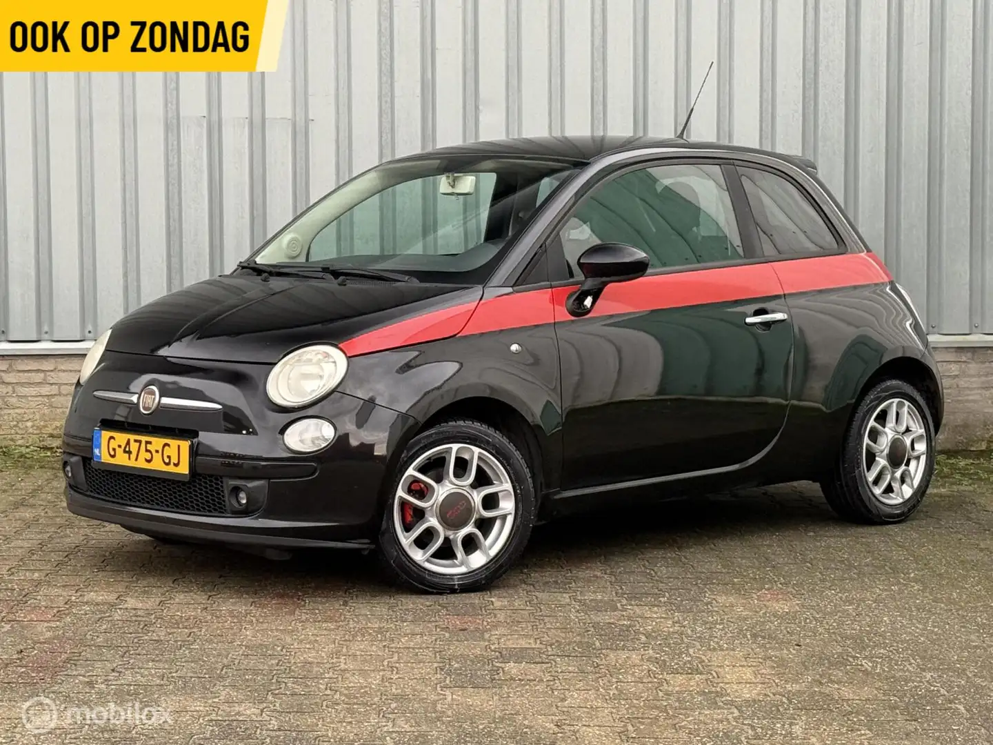 Fiat 500 1.4-16V Pop Schwarz - 1