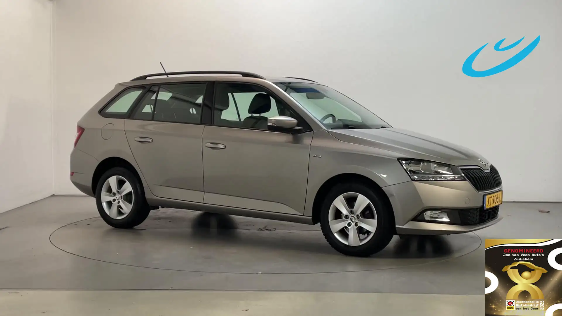 Skoda Fabia Combi 1.0 TSI Clever Climate Control DAB+ Navigati Grijs - 1