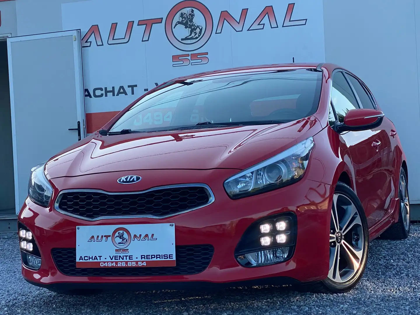 Kia Ceed / cee'd 1.0 T-GDi GT Line**CARNET*GPS*CAMERA*LED*CLIM*PDC Rood - 1