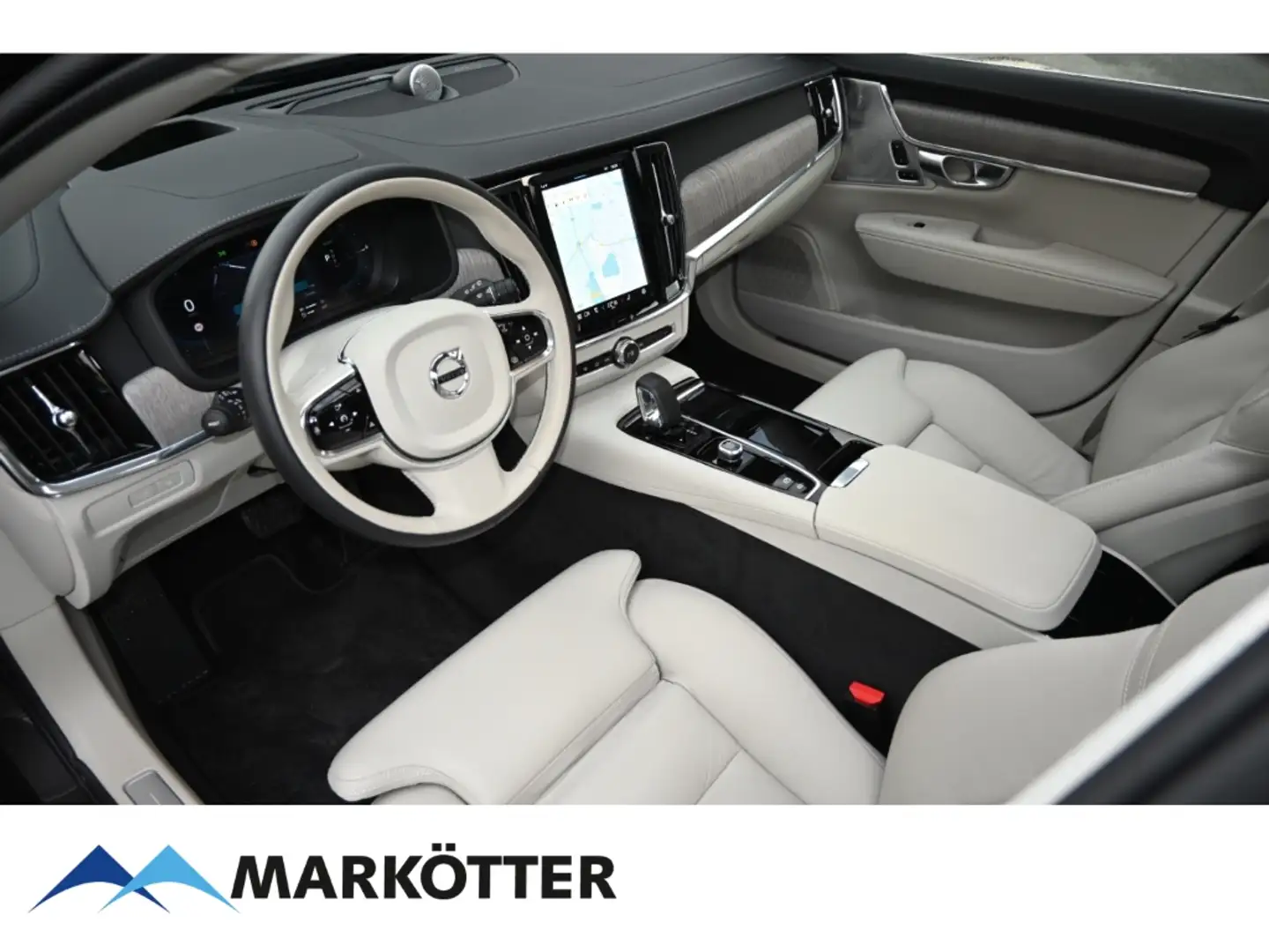 Volvo V90 T8 AWD Recharge Ultimate Bright/AHK/B&W/360 Grau - 2