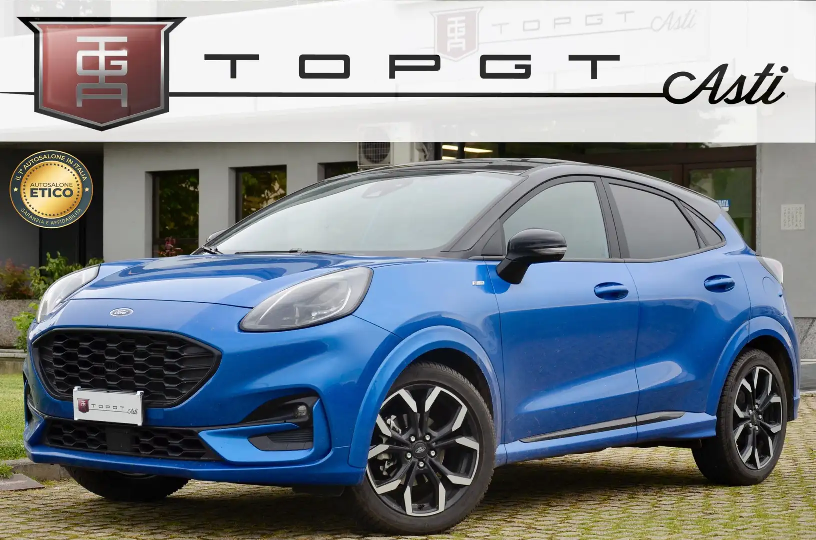 Ford Puma 1.0 ecoboost h ST-Line X 125cv auto PREZZO REALE Blu/Azzurro - 1
