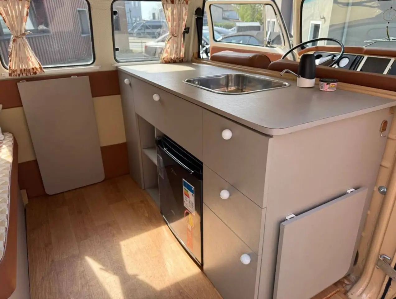 Volkswagen T2 VW T2 Bulli Camping H Zulassung mit Küche, foto 11