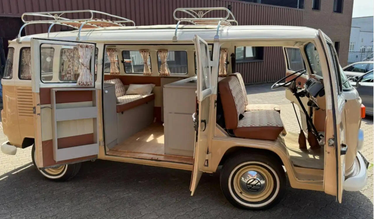 Volkswagen T2 VW T2 Bulli Camping H Zulassung mit Küche, foto 7