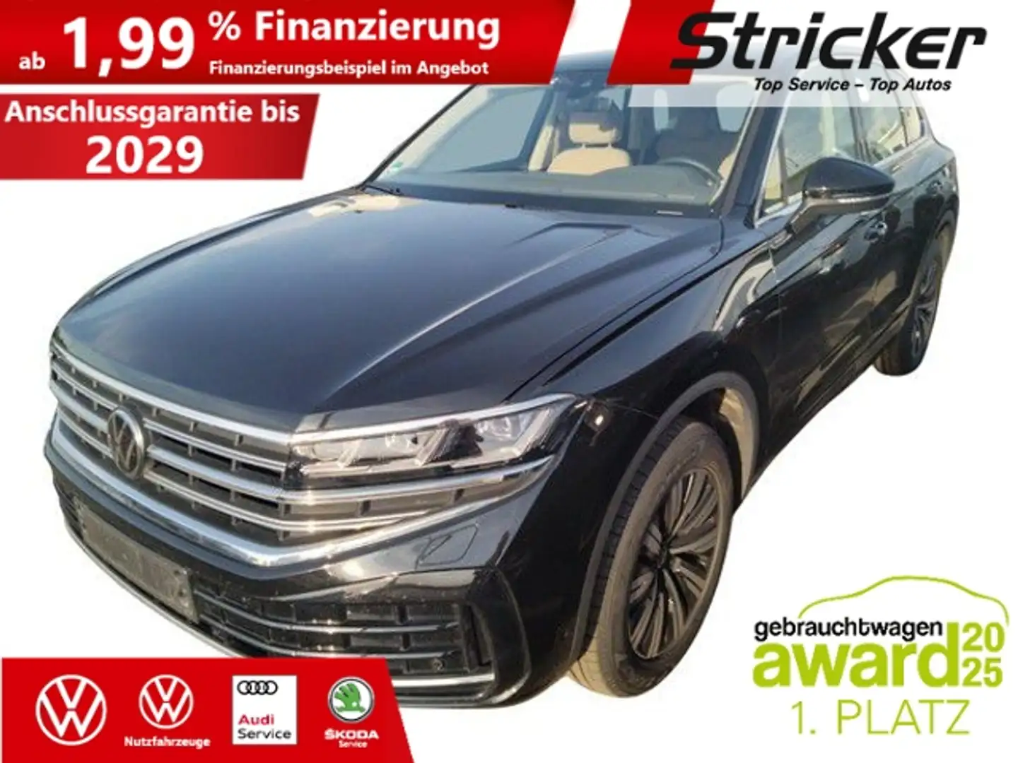 Volkswagen Touareg Elegance 3.0TDI 488,-ohne Anzahlung AHK Leder Schwarz - 2