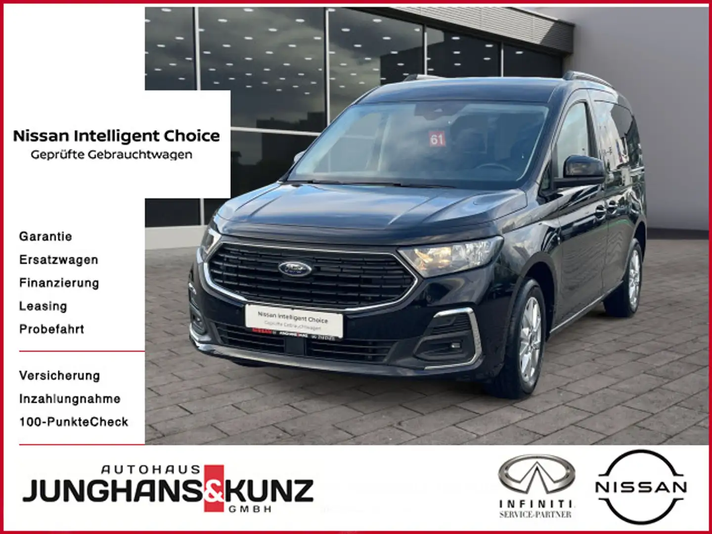 Ford Tourneo Connect 2.0 EcoBlue Titanium Negru - 1
