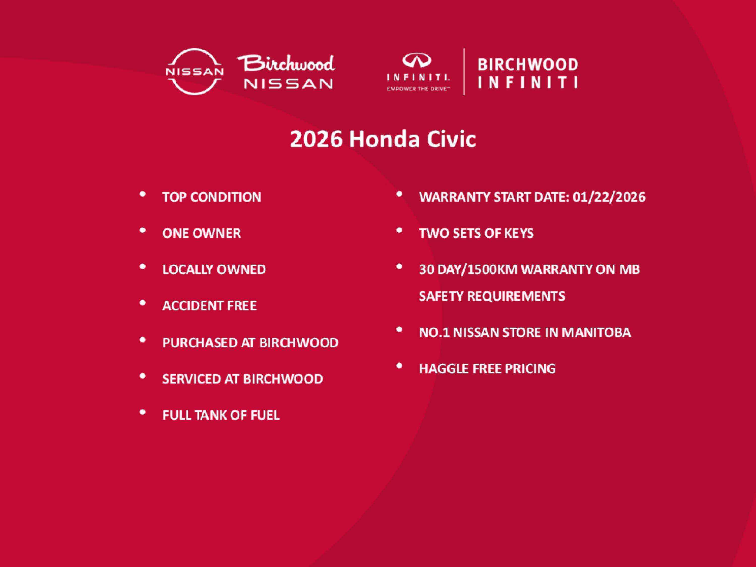 2026 Honda Civic Sport Locally Owned | One Owner — снимка 2