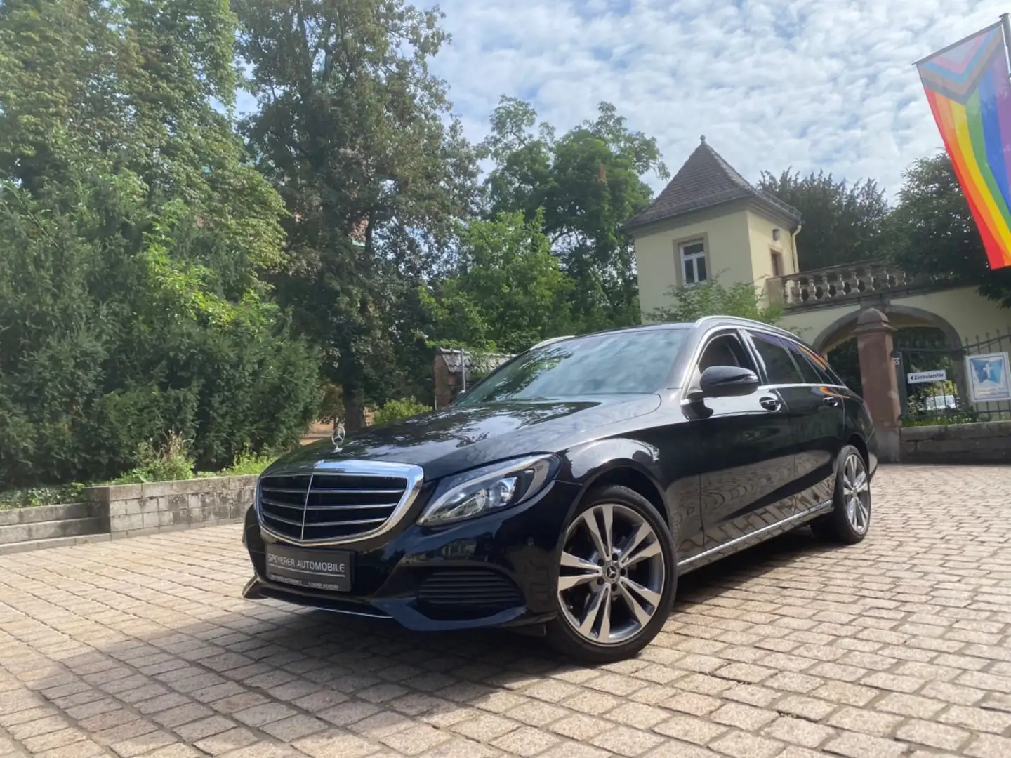 Mercedes-Benz C 180 C -Klasse T-|NAVI|LED|KAMERA|VOLLLEDER|SHZ Zwart - 2