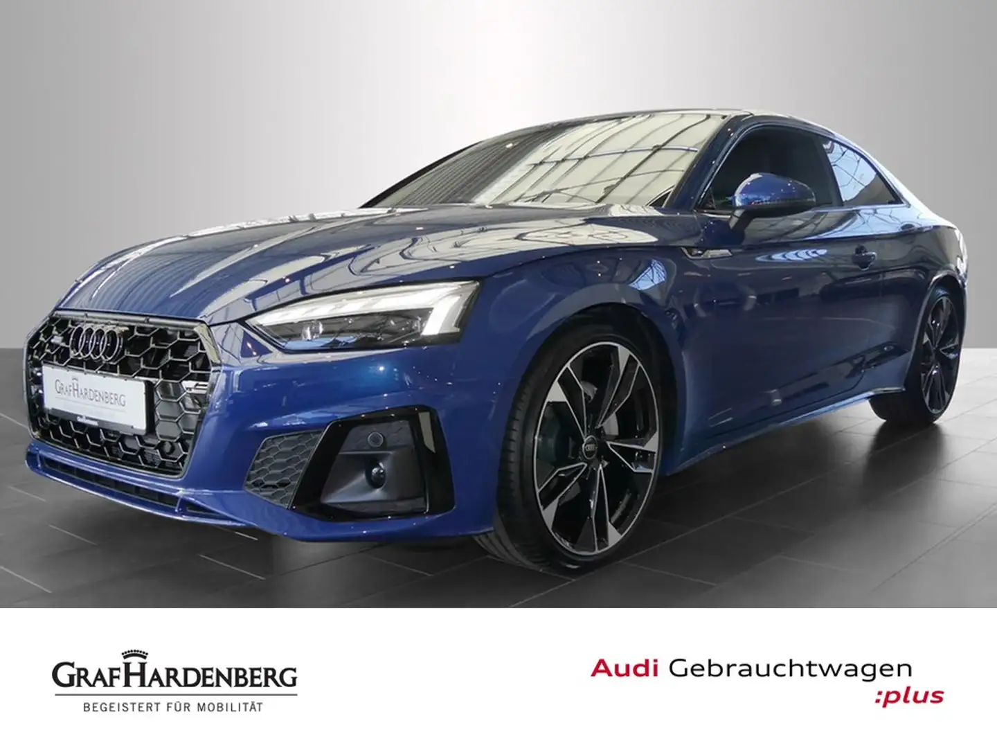Audi A5 Coupé Sline 40 TDI quattr Stronic Navi Matrix Blau - 1
