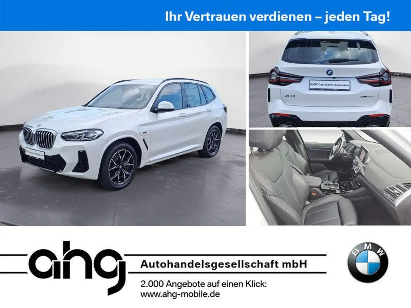BMW X3 xDrive30e M SPORT Driving Assistant AHK HiFi Weiß - 1