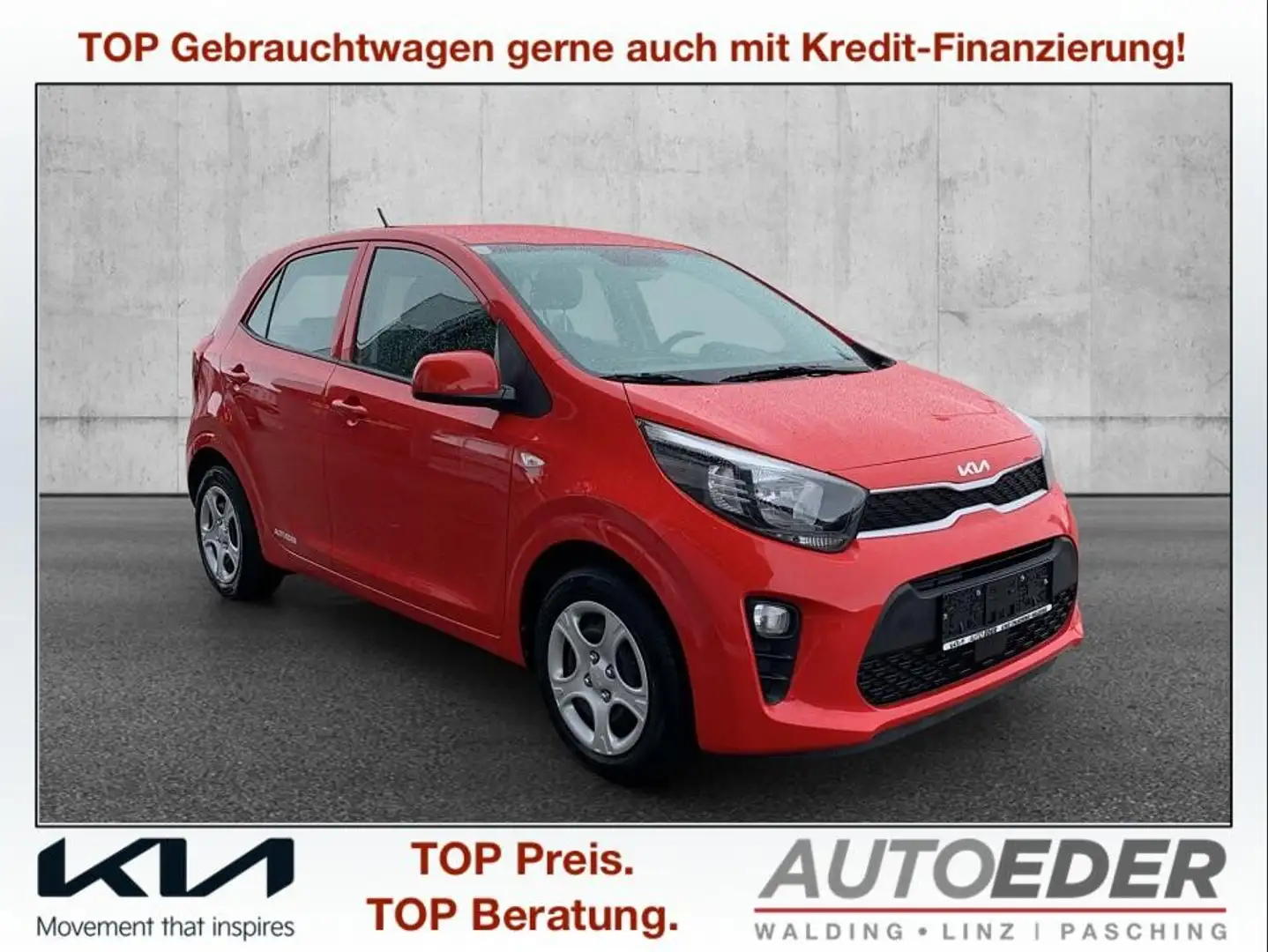 Kia Picanto 1,0 MPI Titan Rot - 1