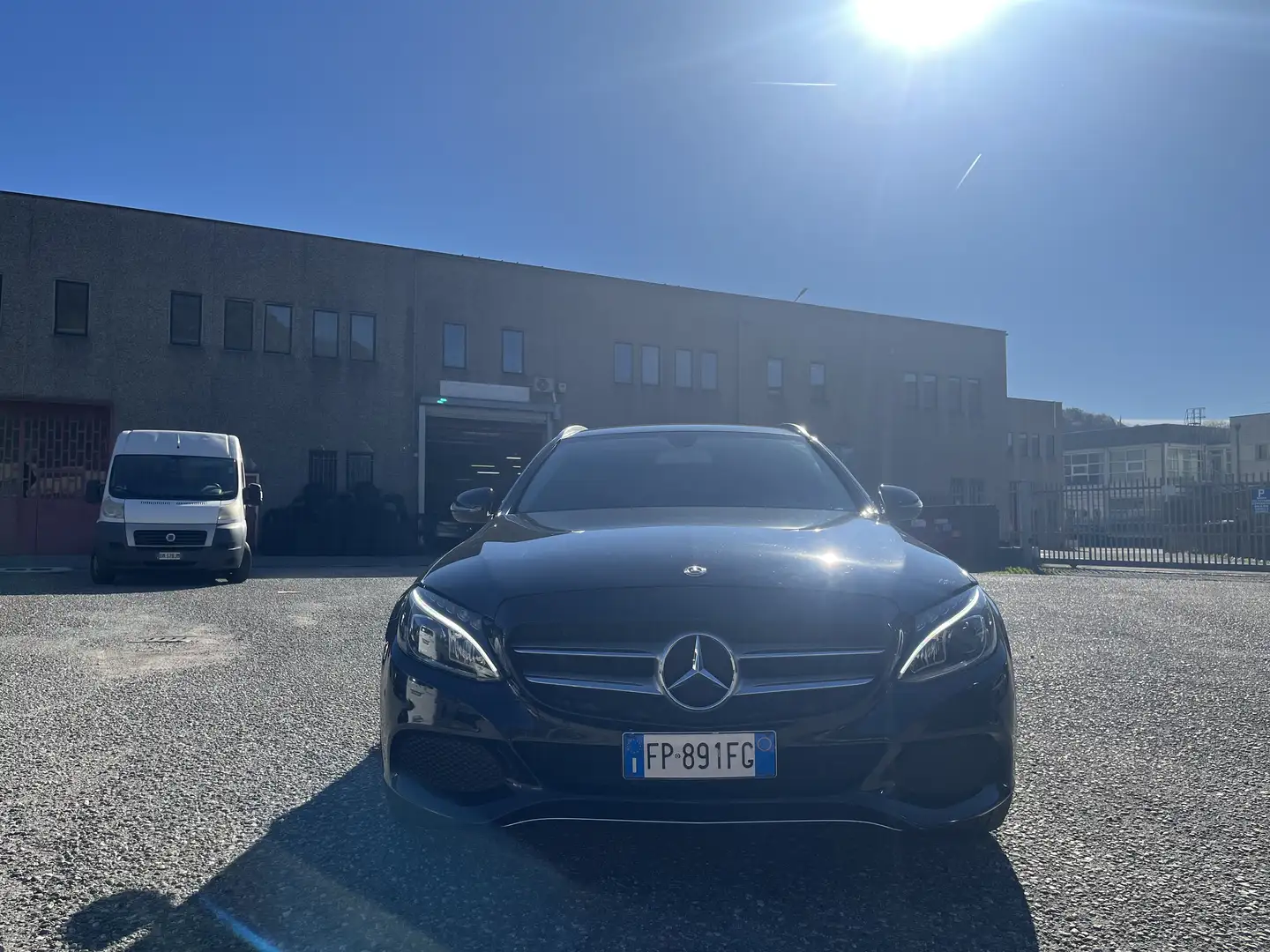 Mercedes-Benz C 200 SW d (bt) Premium auto MISTO PELLE LED CERCHI Nero - 2