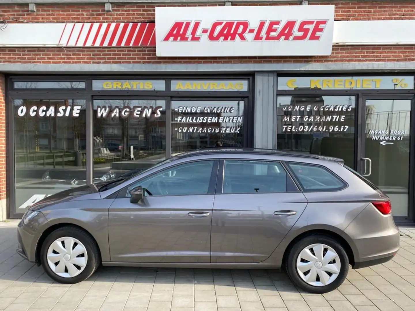 SEAT Leon 1.6cr TDI / Airco / GPS/ Cruise control Gris - 1