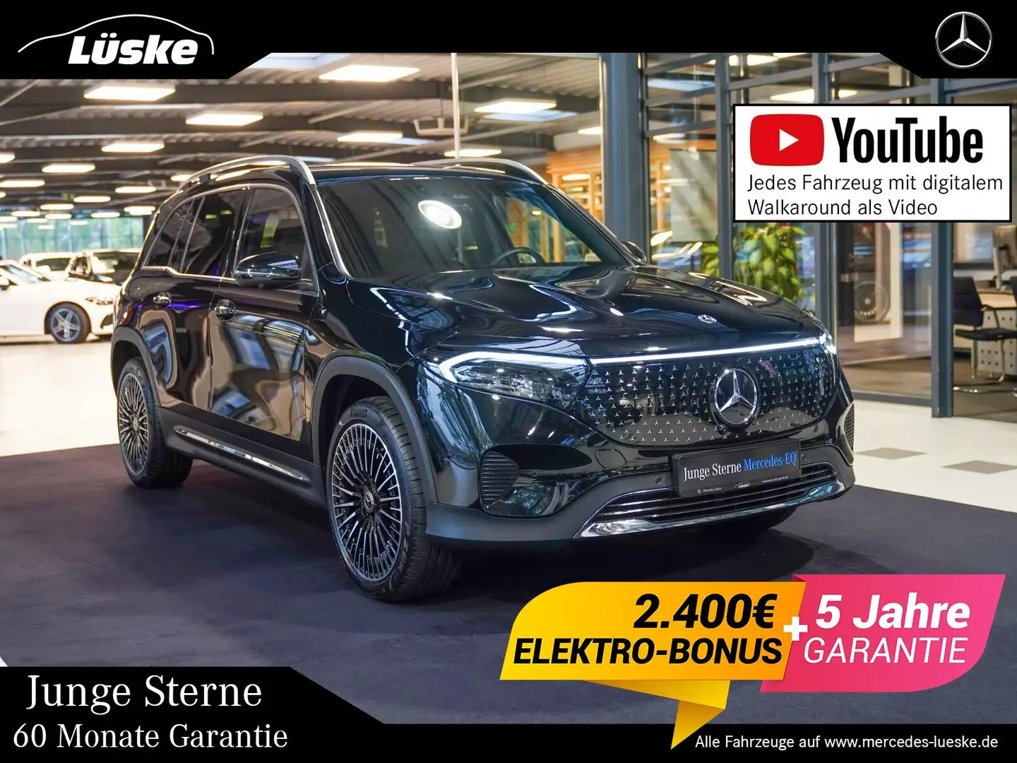 Mercedes-Benz EQB 350 EQB 350 4MATIC Electric Art AHK 360° BONUS Distr Schwarz - 1