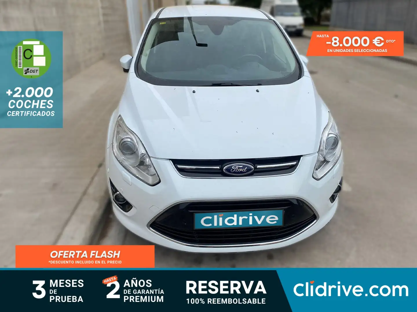 Ford Grand C-Max 1.0 Ecoboost Auto-S&S Trend 125 Blanco - 1