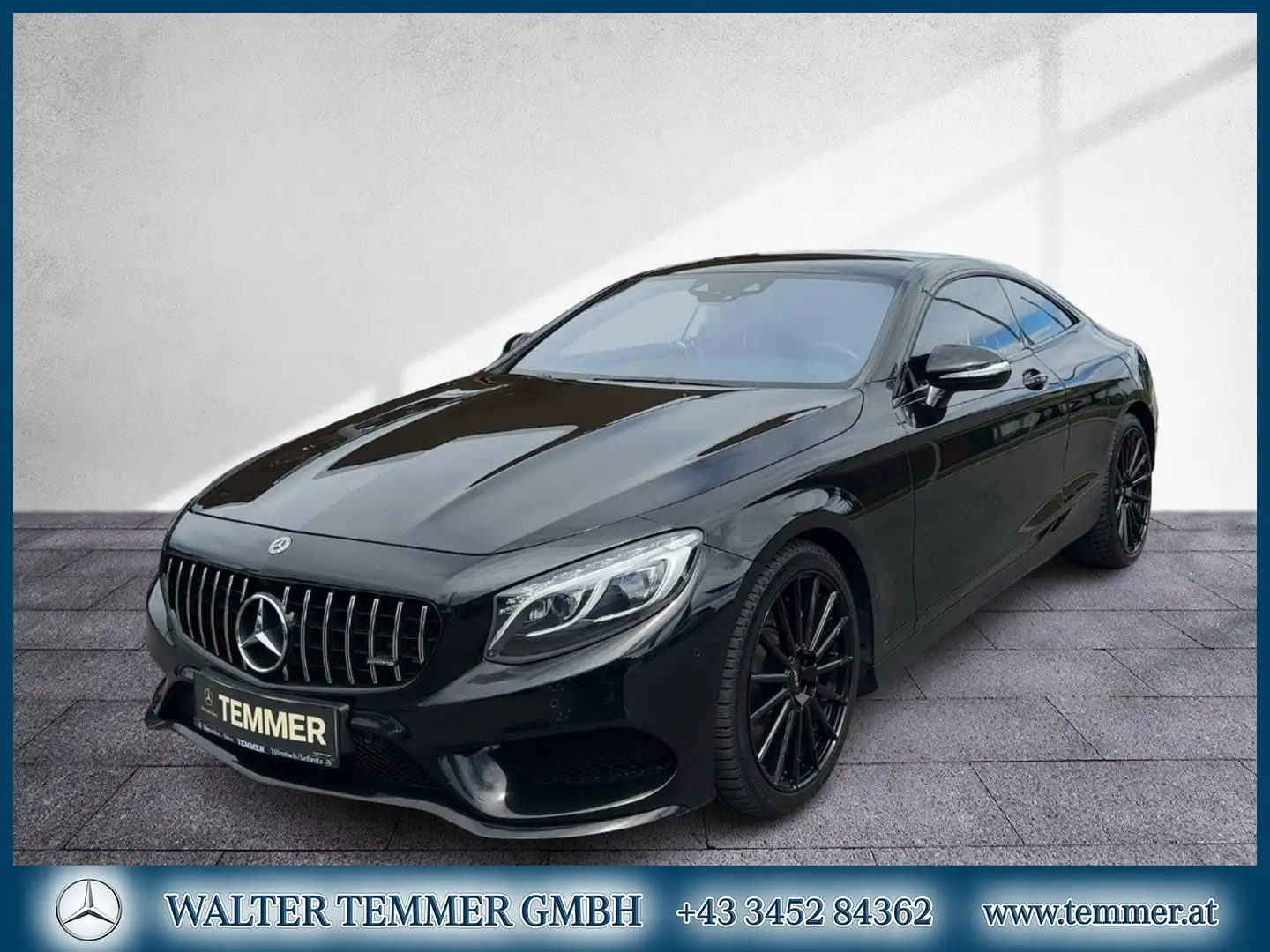 Mercedes-Benz S 450 4MATIC Coupé PTS Shz LED RüKam Schwarz - 1
