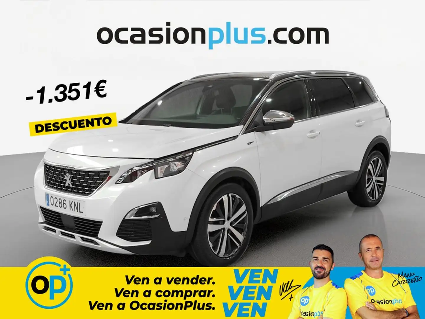 Peugeot 5008 2.0BlueHDi S&S GT EAT8 180 Blanco - 1